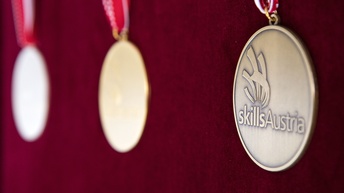Gold, Silber und Bronzemedaillen der AustrianSkills