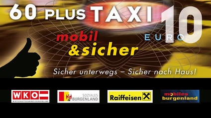 Logo: 60 Plus Taxi 